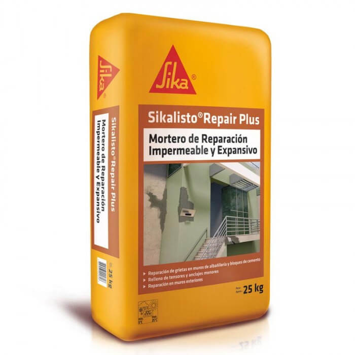 MORTERO SIKA REPAIR PLUS 25KG — Constructor Center Chile