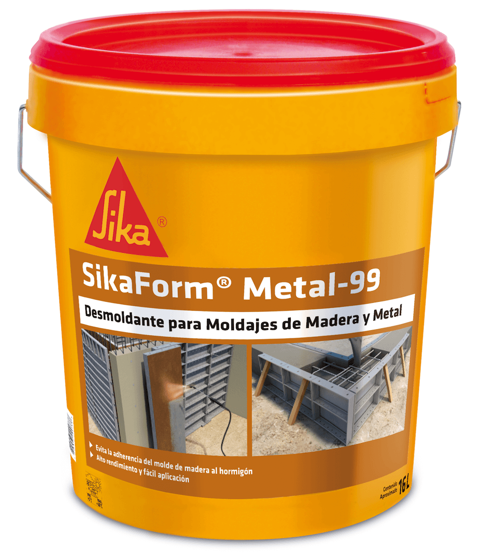 DESMOLDANTE SIKAFORM METAL 99 TINETA 16LT — Constructor Center Chile
