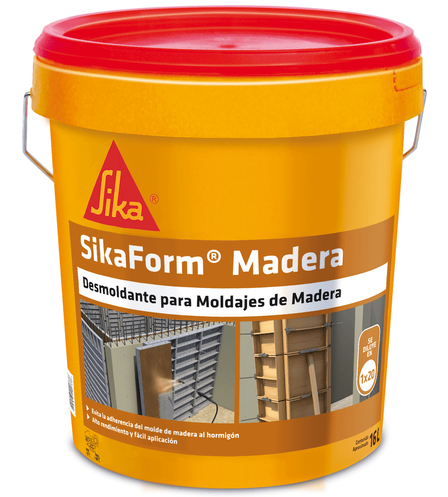 DESMOLDANTE SIKAFORM MADERA TINETA 16LT — Constructor Center Chile