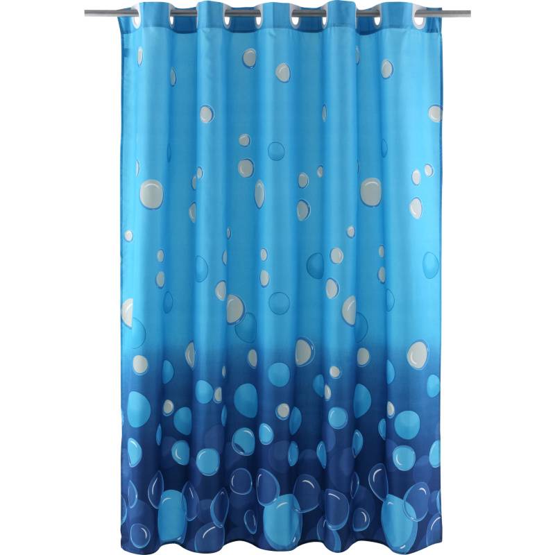 CORTINA POLIESTE P/BAÑO BUBBLES 180 x 180CM DUSCHY — Constructor Center Chile