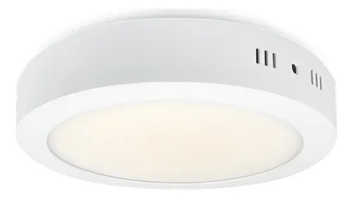 FOCO LED SOBREP LUZ CALIDA 12W/3000K — Constructor Center Chile