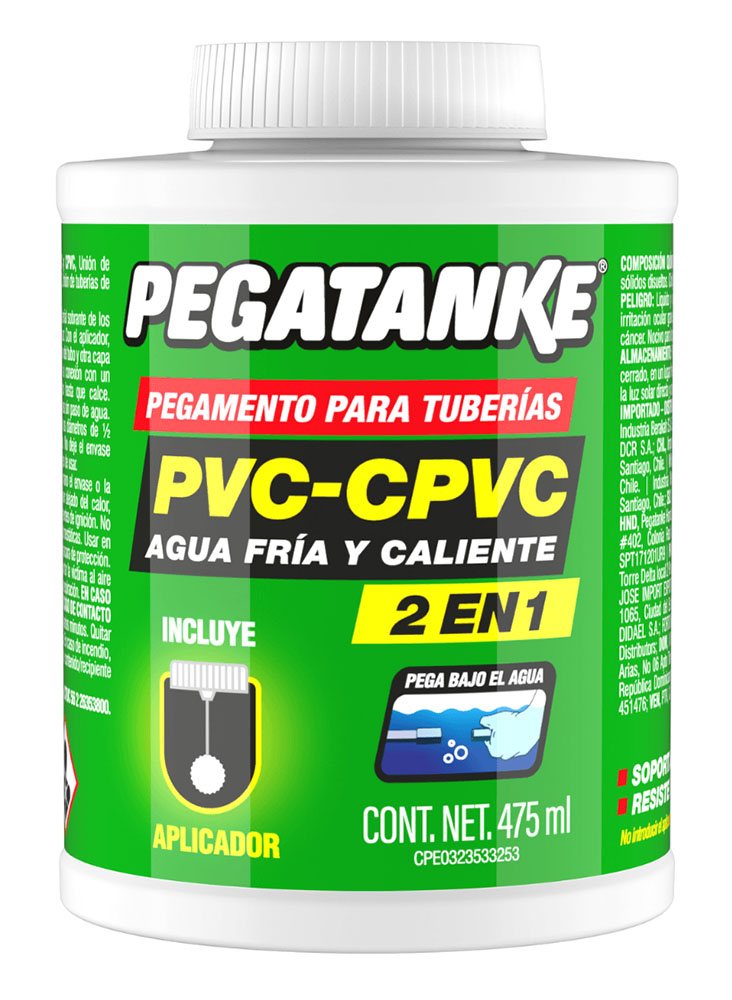 ADHESIVO PEGATANKE PVC-CPVC 240ML — Constructor Center Chile