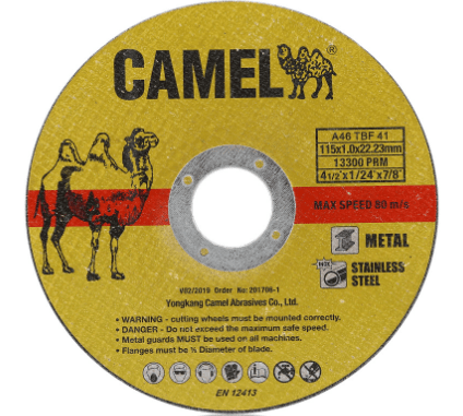 DISCO CORTE 1,9MM 9 AC/INOX CAMEL — Constructor Center Chile