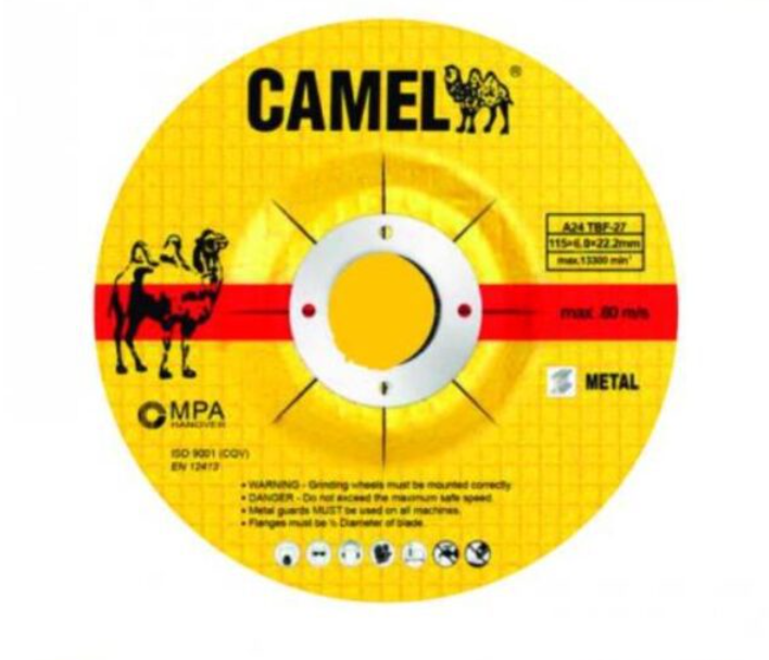 DISCO DESBASTE METAL 4 1/2" CAMEL — Constructor Center Chile