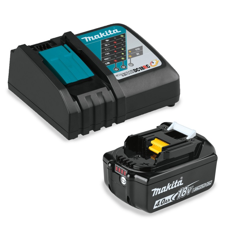 KIT 2 BATERIAS+CARG 18V 3,0AMP DC18RC MAKITA — Constructor Center Chile