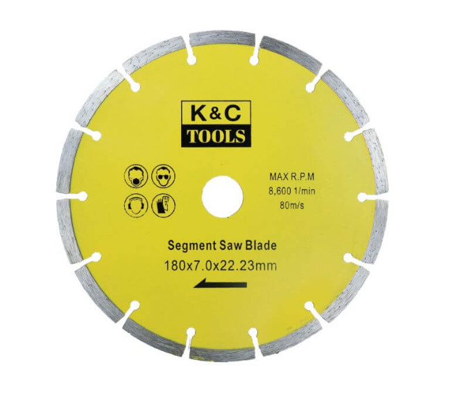 DISCO DIAMANTE SEGMENTADO 7" K&C — Constructor Center Chile