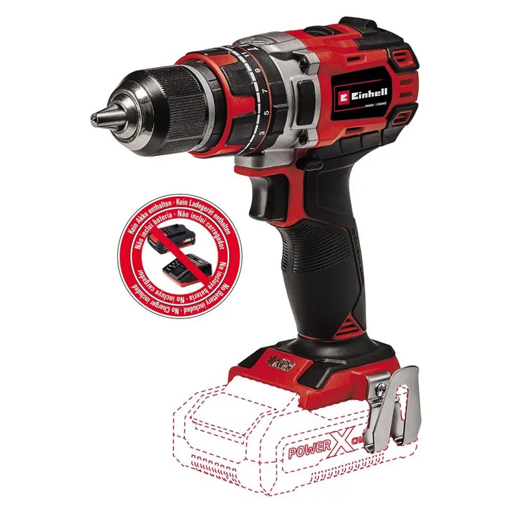 TALADRO PERCUTOR INAL 13MM TE-CD 18/50 EINHELL — Constructor Center Chile