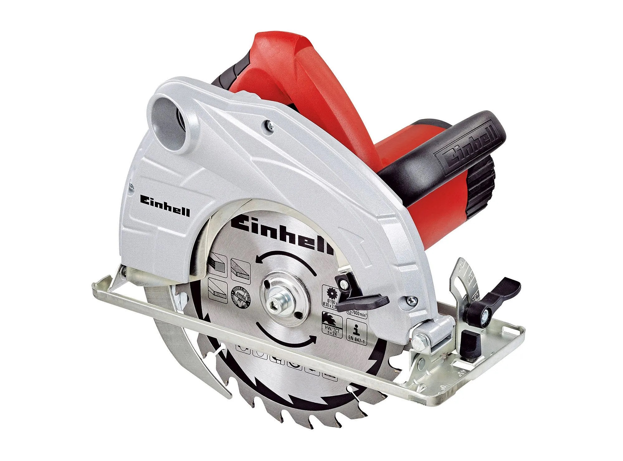SIERRA CIRCULAR 7 1/4" 5200RPM 1400W EINHELL — Constructor Center Chile