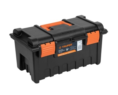 CAJA DE HERRAMIENTAS NARANJA 19" TRUPER — Constructor Center Chile