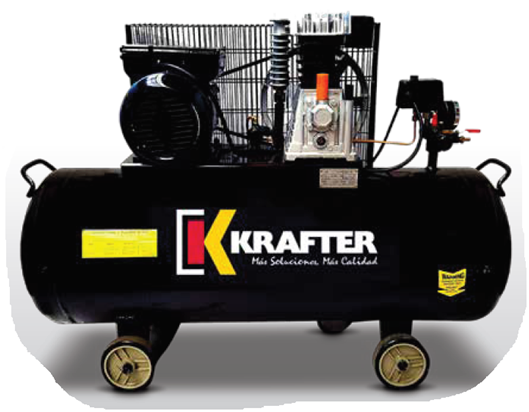 COMPRESOR COAXIAL 220V 3,0HP 100LTS KRAFTER — Constructor Center Chile
