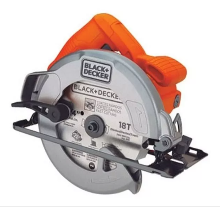 SIERRA CIRCULAR 7 1/4 1400W BLACK AND DECKER — Constructor Center Chile