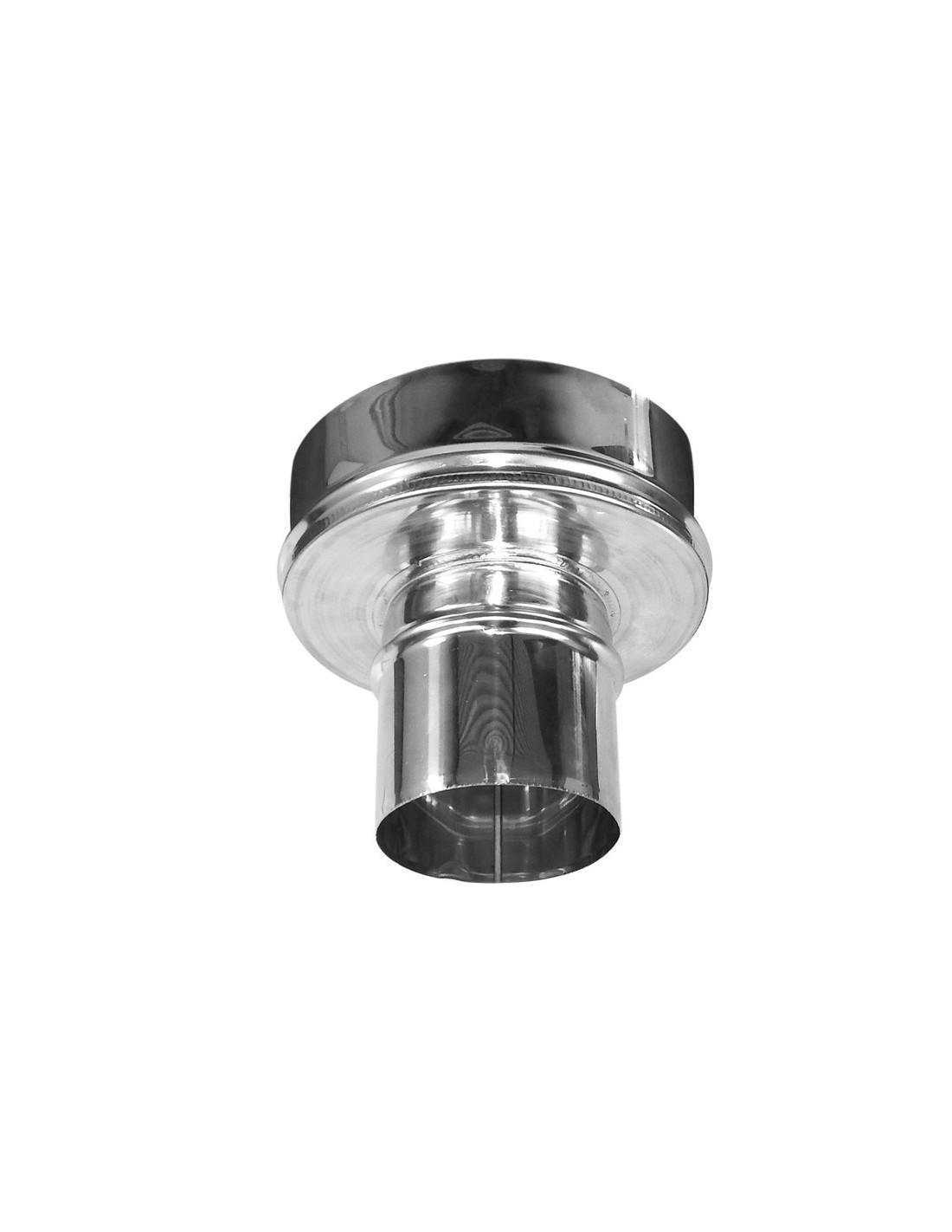 REDUCCION CAÑON ESTUFA 6" x 80MM INOX AMESTI — Constructor Center Chile