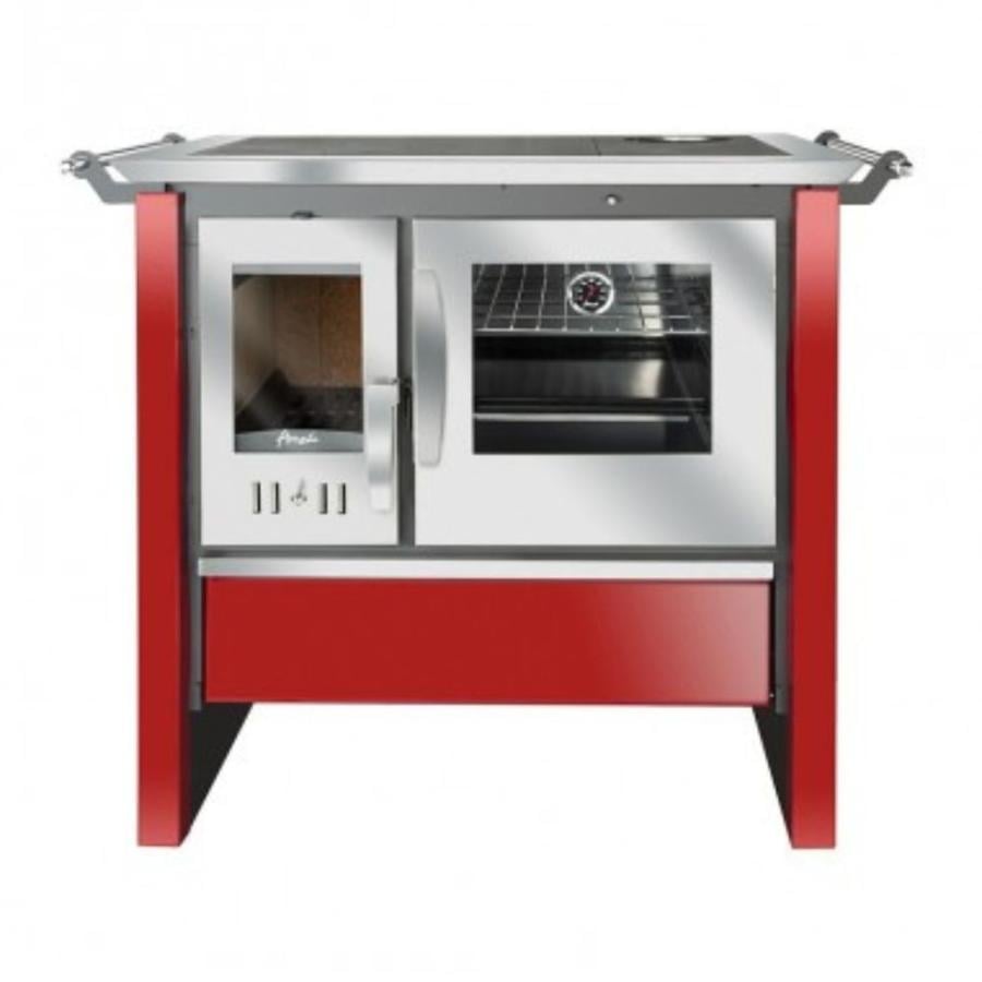 COCINA A LEÑA ALLEGRA ROJA AMESTI — Constructor Center Chile