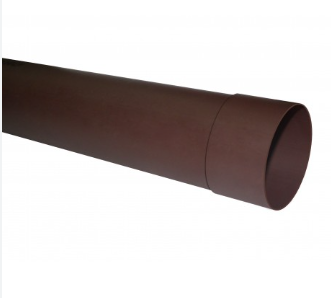 TUBO BAJADA AGUA MARRON 80MM x 5MT — Constructor Center Chile