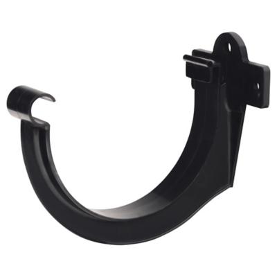 GANCHO CANAL PVC NEGRO — Constructor Center Chile