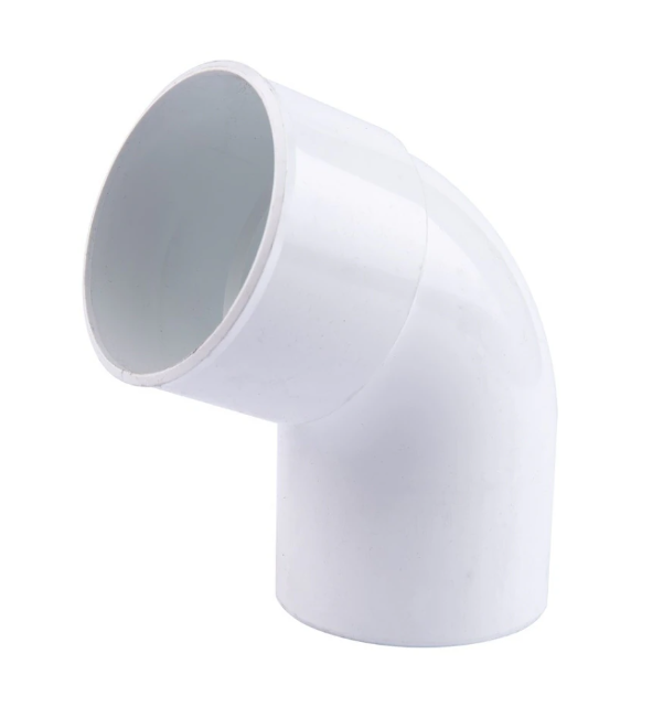 CODO PVC BAJADA AGUA BLANCO 67,5° M-H — Constructor Center Chile