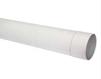 TUBO BAJADA AGUA BLANCO 80MM x 3MT — Constructor Center Chile