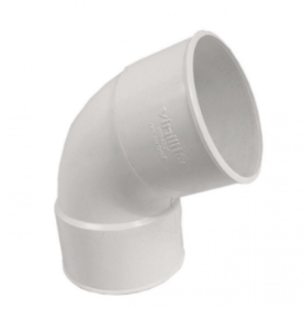 CODO PVC BAJADA AGUA BLANCO 45º x 80MM — Constructor Center Chile