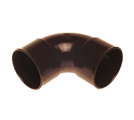 CODO PVC BAJADA AGUA MARRON 87,5° H-H — Constructor Center Chile