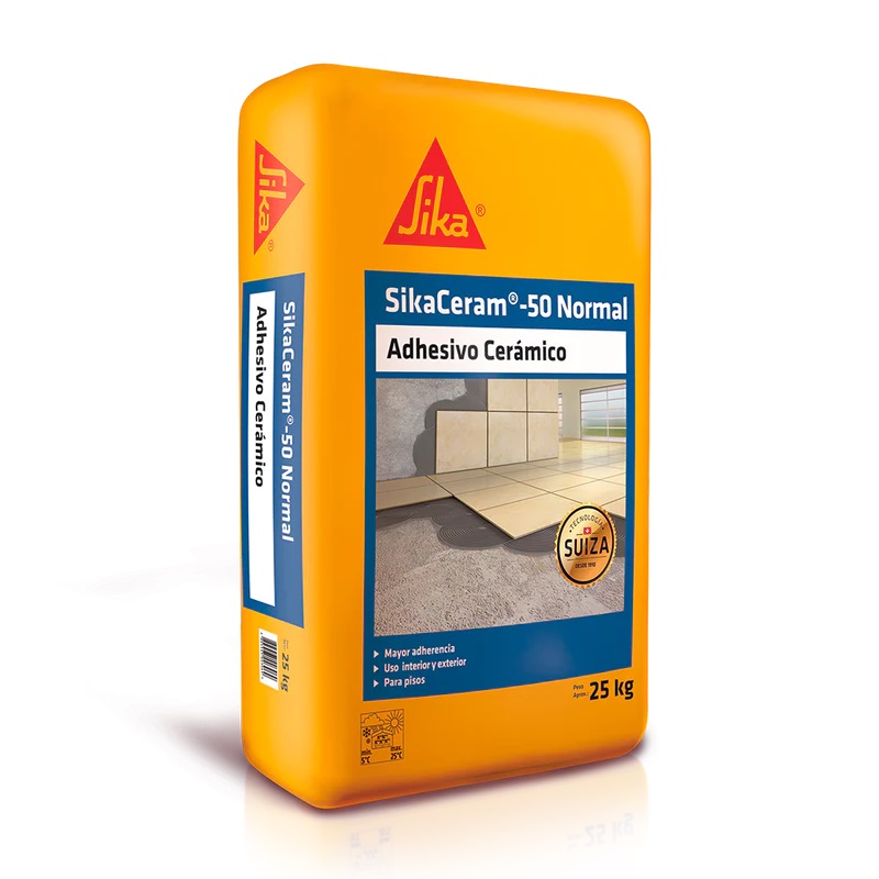 SIKACERAM 50 ADHESIVO NORMAL 25KG — Constructor Center Chile