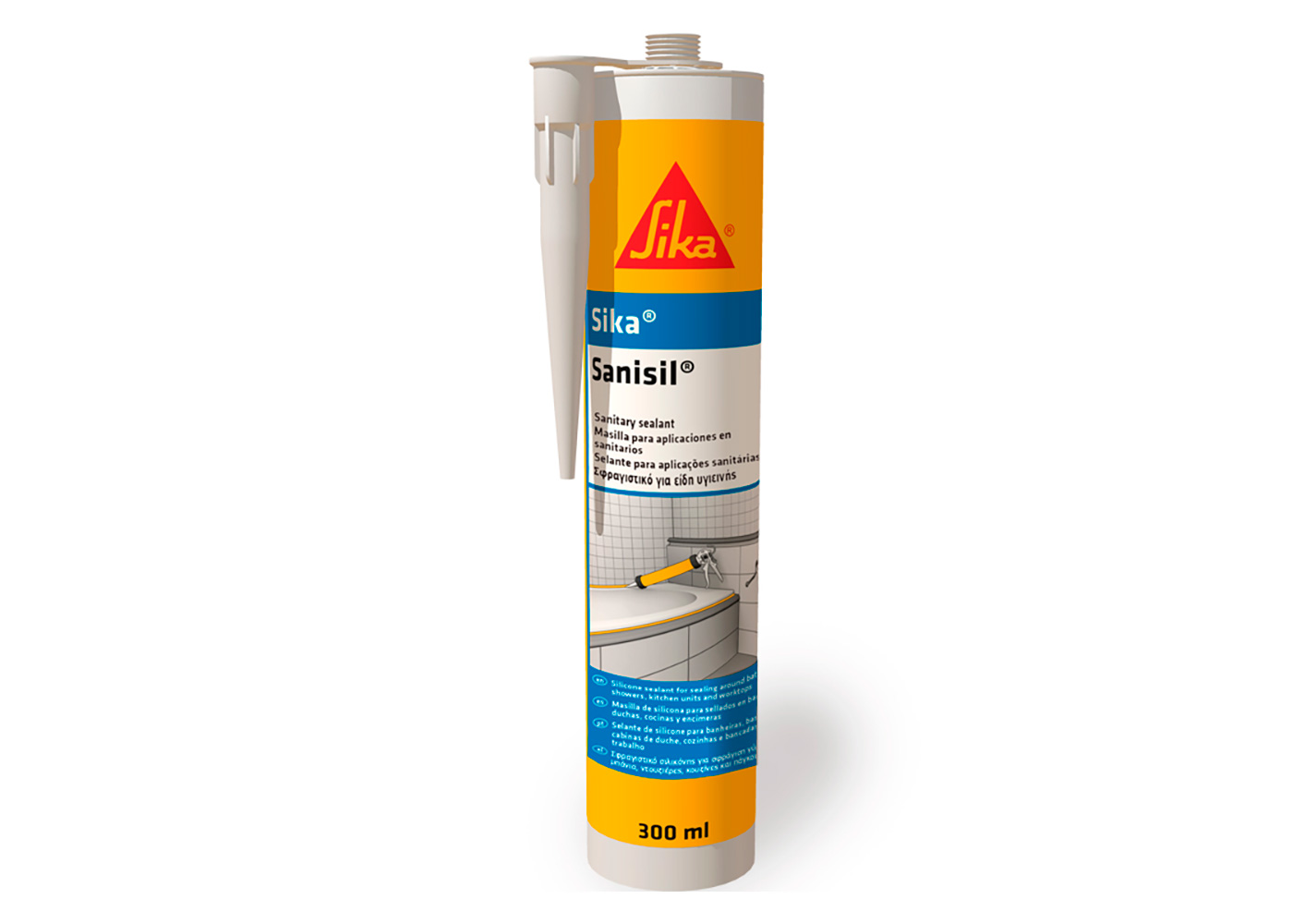SIKA SANISIL BAÑO/COCINA BLANCA 280ML (D) — Constructor Center Chile