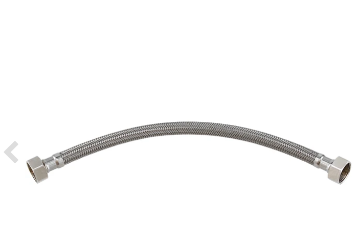 FLEXIBLE AGUA VINILICO HI-HE 1/2 40CM DUSCHY — Constructor Center Chile