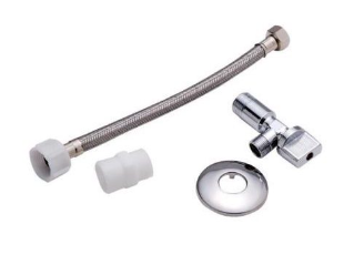 LLAVE ANGULAR/FLEXIBLE 1/2 25CM DUSCHY — Constructor Center Chile