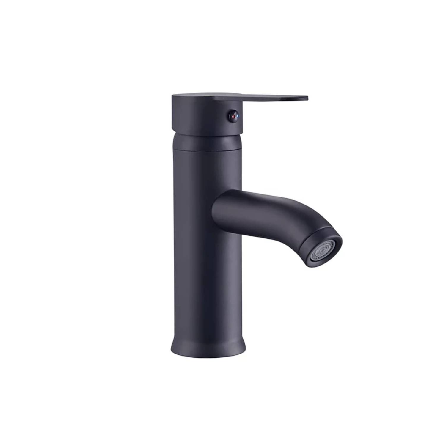 LLAVE MONOMANDO LAVATORIO NEGRO MATE DUSCHY — Constructor Center Chile
