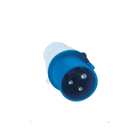 ENCHUFE MACHO VOLAN 10A 2P+T 250V BLANCO STANFORD — Constructor Center Chile
