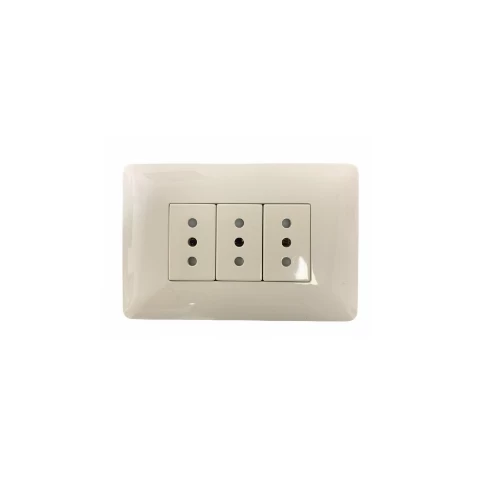 ENCHUFE TRIPLE EMBUT BLANCO STANFORD — Constructor Center Chile