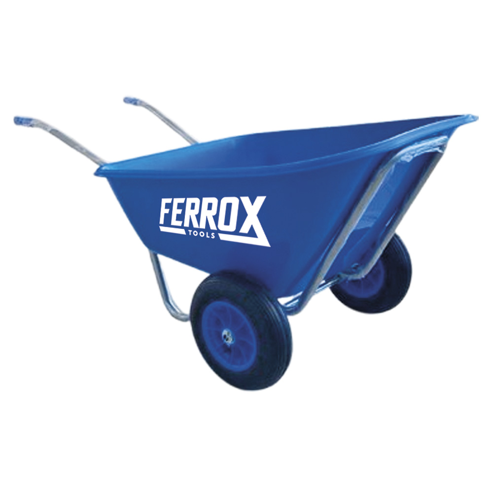 Carretilla agrícola Ferrox de 160 litros para campo y jardín