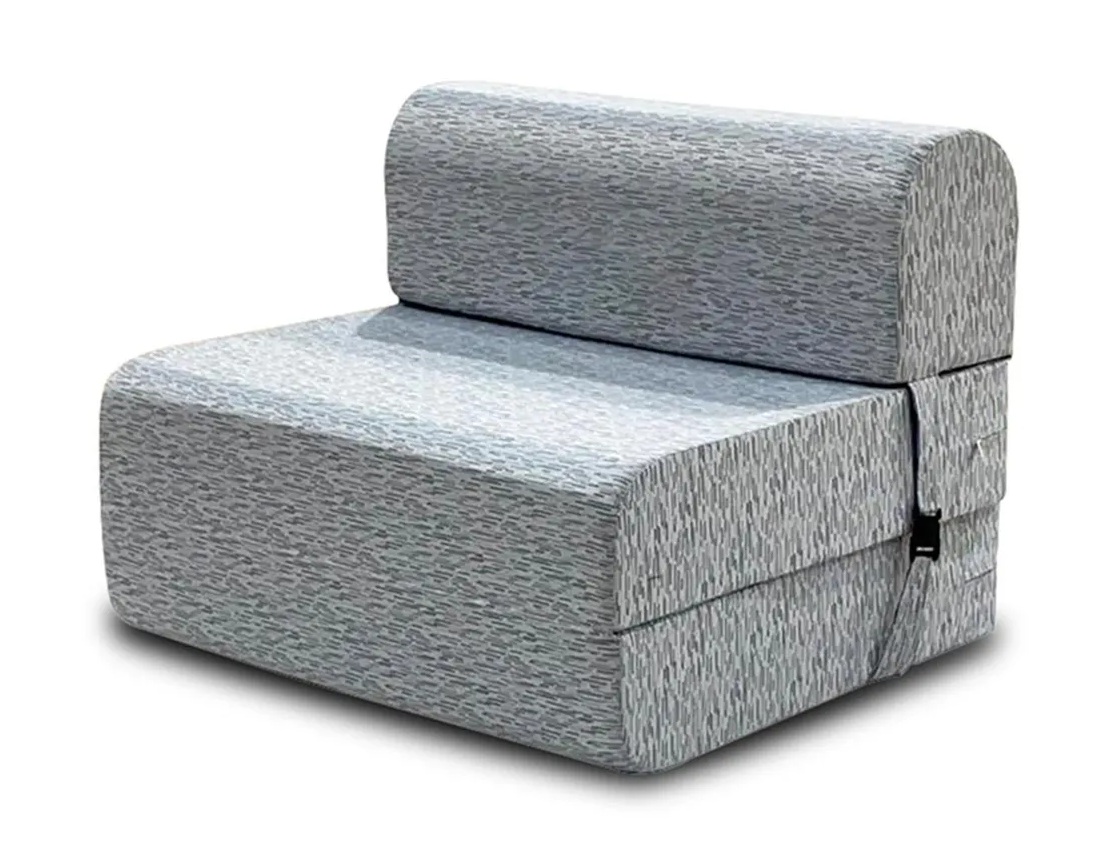 SOFA CAMA BROCATO GRIS — Constructor Center Chile