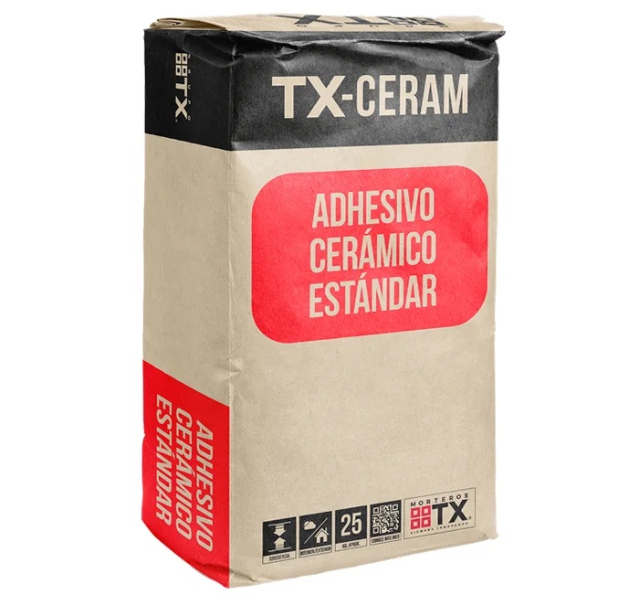 TX ADHESIVO CERAMICA ESTANDAR 25KG — Constructor Center Chile